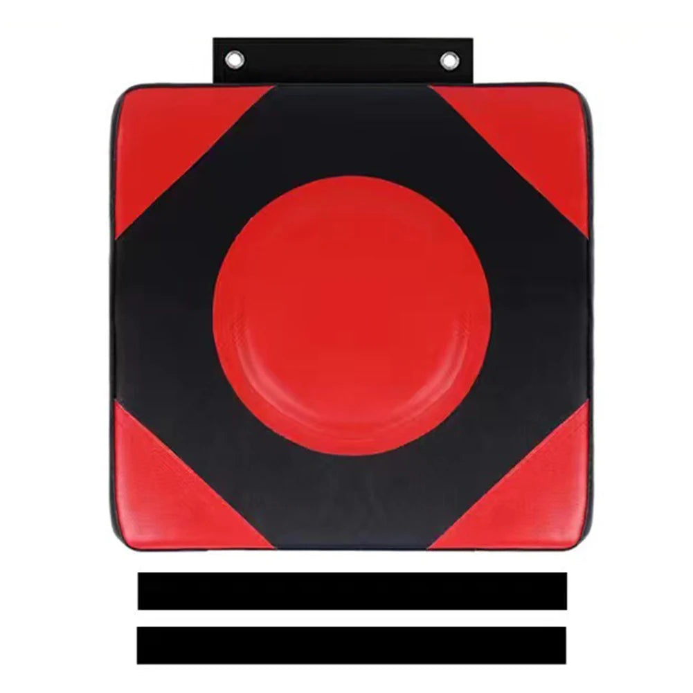 Boxing Punch Target PU Leather Square Wall Target Adjustable Height Boxing Training Sandbag Wall Sandbag for Martial Arts Karate