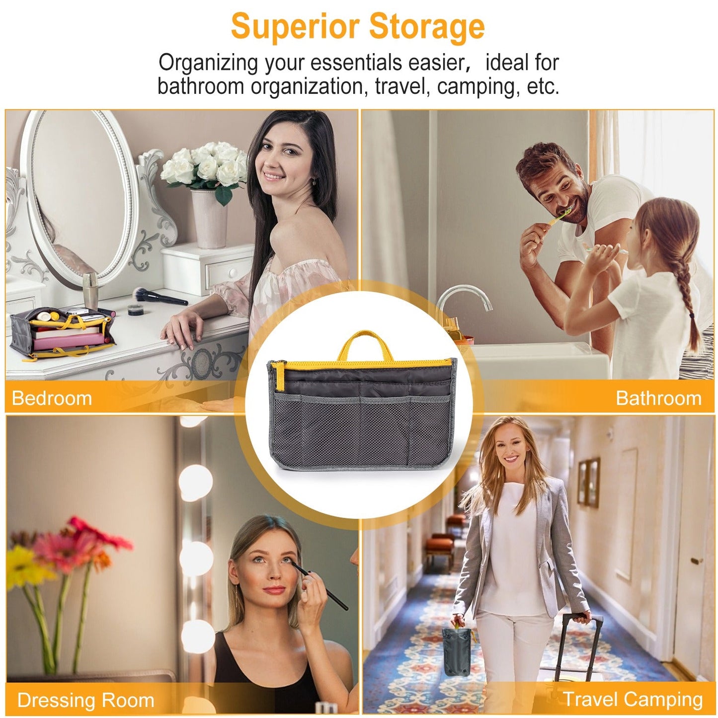 MultiPocket Handbag Organizer