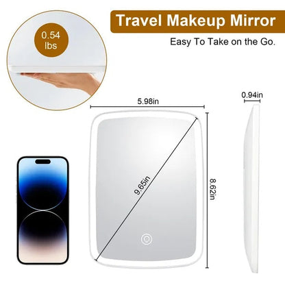 GlowLite LED Makeup Mirror