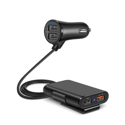 4-Port Fast Car Charger Hub