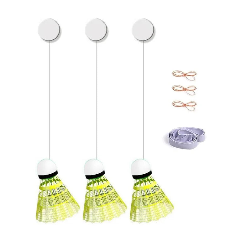 Automatic Rebound Badminton Trainer Badminton Single-Player Rebound Trainer Self Study Badminton Trainer Set Automatic