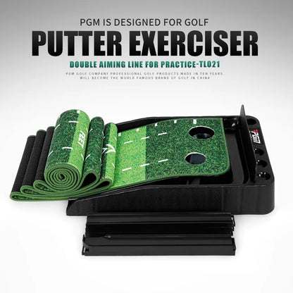 PGM TL021 indoor golf velvet rubber bottom putter trainer practice