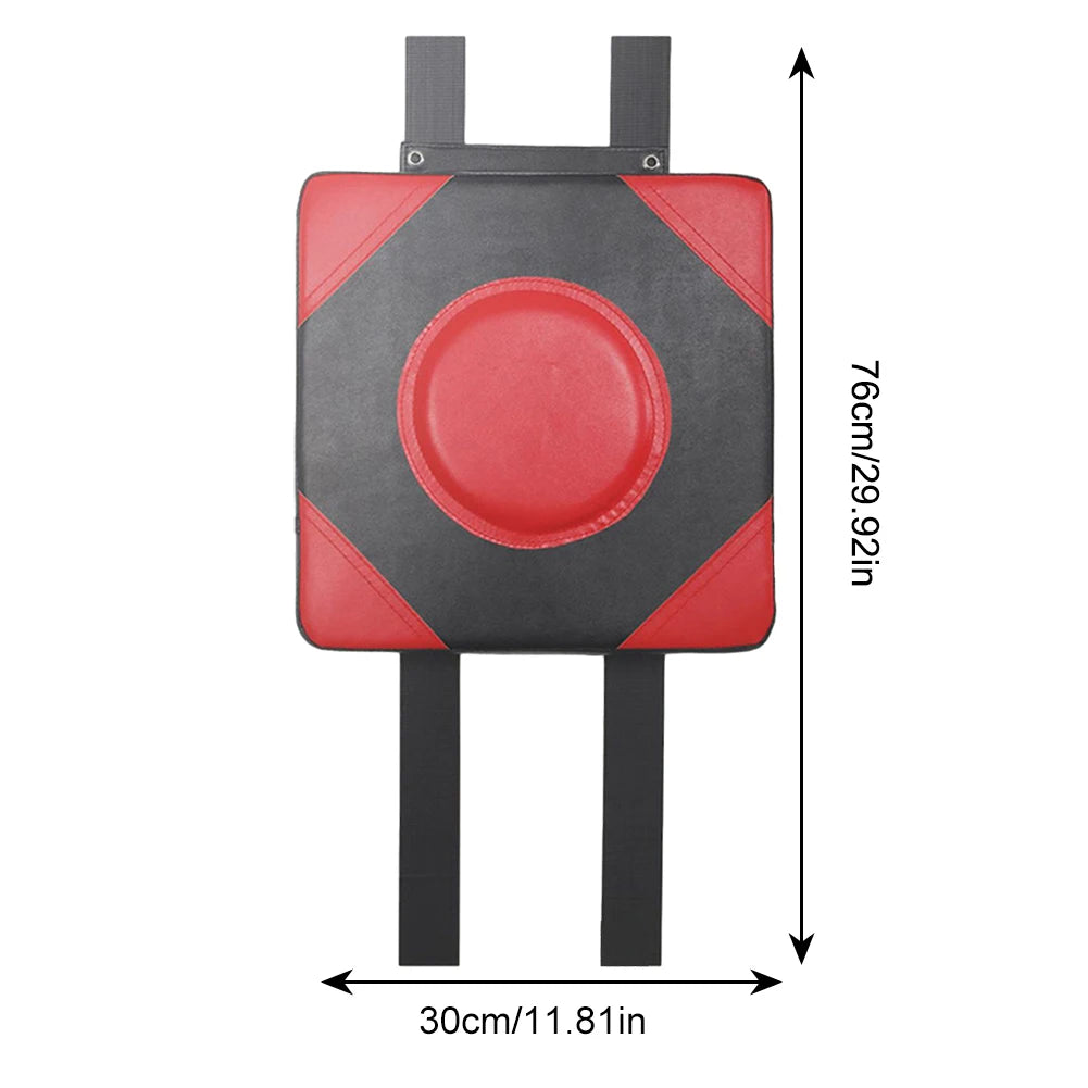 Boxing Punch Target PU Leather Square Wall Target Adjustable Height Boxing Training Sandbag Wall Sandbag for Martial Arts Karate