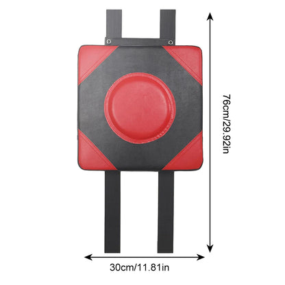 Boxing Punch Target PU Leather Square Wall Target Adjustable Height Boxing Training Sandbag Wall Sandbag for Martial Arts Karate