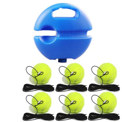 Heavy Duty Tennis Training Aids Base With Elastic Rope Ball Practice