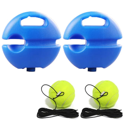Heavy Duty Tennis Training Aids Base With Elastic Rope Ball Practice