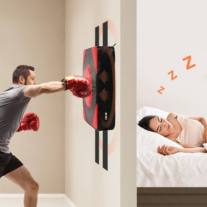 Boxing Punch Target PU Leather Square Wall Target Adjustable Height Boxing Training Sandbag Wall Sandbag for Martial Arts Karate