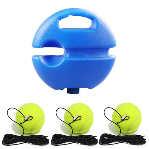 Heavy Duty Tennis Training Aids Base With Elastic Rope Ball Practice