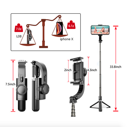 3-in-1 Smart Gimbal Stabilizer