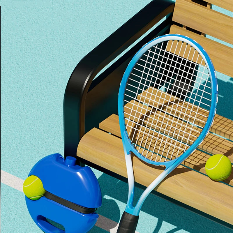 Heavy Duty Tennis Training Aids Base With Elastic Rope Ball Practice