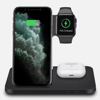 3-in-1 Fast Wireless Charging Station