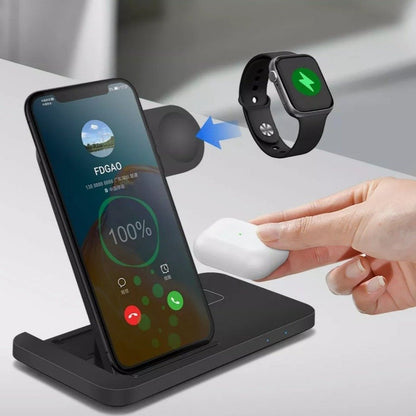 3-in-1 Fast Wireless Charging Station