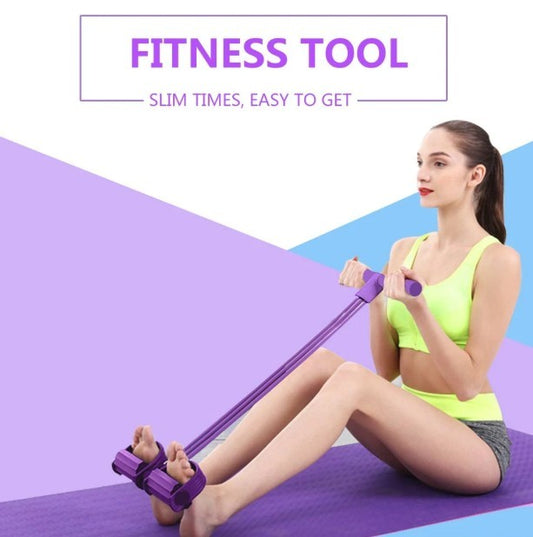 4-Tube Pedal Resistance Trainer