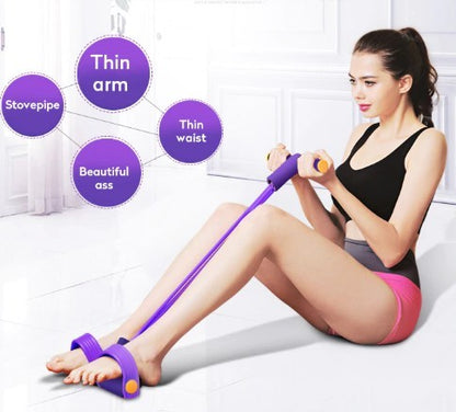 4-Tube Pedal Resistance Trainer