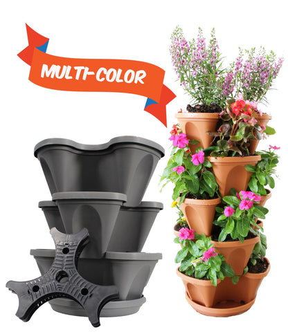 Self-Watering Stackable Planter Set